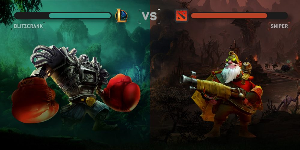 LoL和Dota 2的差异
